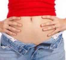 11 Tednov nosečnosti - velikost želodca