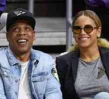 Beyonce in njen mož raper Jay udeležil košarkarsko tekmo na prvi pomladni dan