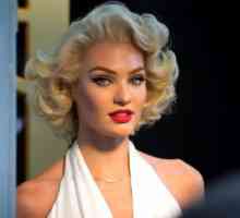 Noseča Candice Swanepoel v podobi Marilyn Monroe v oglas max faktor