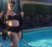 Nosečnice Tess Holliday odgovarja na kritiko fotografij v bikiniju
