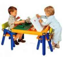 Otroške mize in stoli iz 2 leti