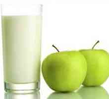 Prehrana jogurt in jabolka