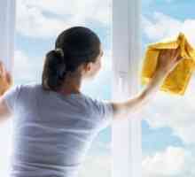 Kako pranje oken brez progami?