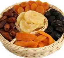 Kalorično vsebnost suhega sadja