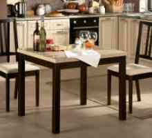 Kuhinjske lesene mize
