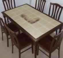 Kuhinjske mize s keramičnimi ploščicami