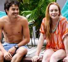 Lindsay Lohan in Egor tarabasov sončenje na Mauritiusu