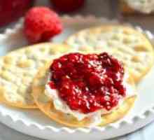 Raspberry marmelada "pet minut" - recept
