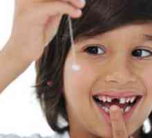 Mlečni zobje pri otrocih - shema