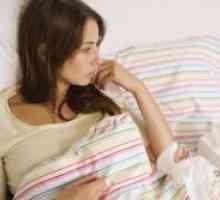 Lahko bruhanje v prvih tednih nosečnosti?