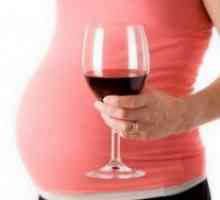 Lahko sem noseča rdeče vino?