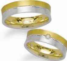 Poročni prstani iz belega zlata