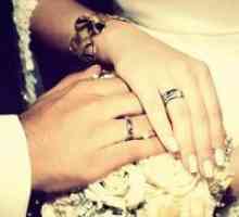 Poročni prstani vrezano