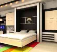 Zložljiva postelja, vgrajen v omaro