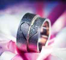 Par poročni prstani iz belega zlata