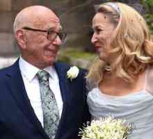 Prve slike iz poroke Rupert Murdoch in Jerry Hall se je pojavila na omrežju