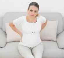 Zakaj vneto tailbone med nosečnostjo?