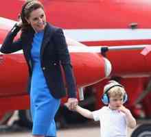 Prince George s svojimi starši prvič obiskal miting kraljevsko mednarodni zračni tetovažo