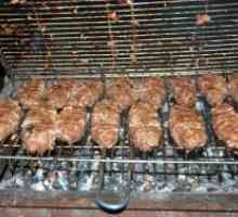 Recept kebab iz svinjskega mesa na žaru