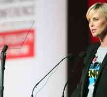 Charlize Theron je na mednarodni konferenci o aidsu