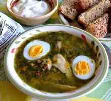 Kislica juha z jajcem - recept