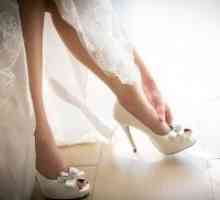 Poročni čevlji z visokimi petami