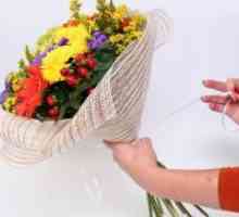 Pakiranje za rože z lastnimi rokami