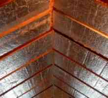 Toplotna izolacija stropa v hiši s hladno streho