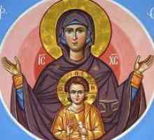 Kaj naredi ikono za "znak" Blažene Device Marije?