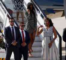 Veter dal v nerodnem položaju, Michelle Obama in njena najstarejša hči Malia
