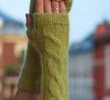 Pletene rokavice brez prstov