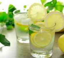 Voda z limono - uporaba