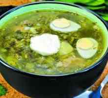 Zelena juha z kislica in jajc - recept