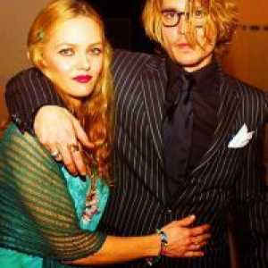 Johnny Depp in Vanessa Paradis