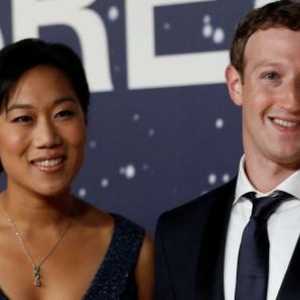 Mark Zuckerberg in Priscilla Chan