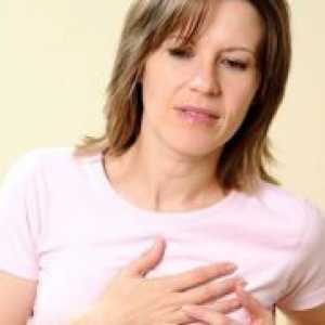 Bolečine v prsih, ko vdihavajo