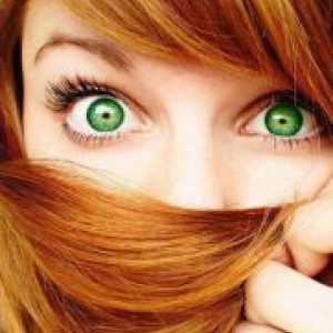 Barva las za zelene oči