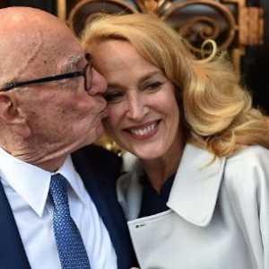 Jerry Hall je bil poročen z Rupert Murdoch