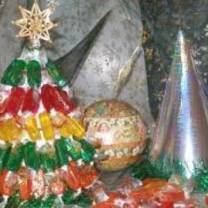 Kako narediti božično drevo sladkarije?