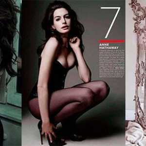 Anne Hathaway fotografiranje v reviji Maxim