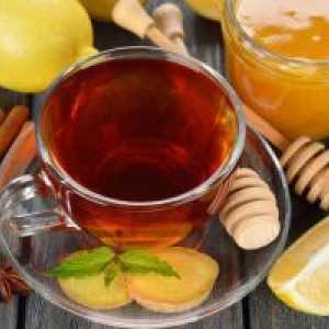 Ginger čaj z limono in medom - recept