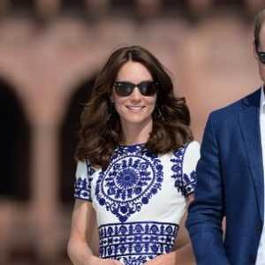Kate Middleton in princ William počaščen spomin princese Diane na Taj Mahal
