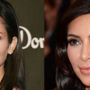 Kim Kardashian pred in po plastičnih mas