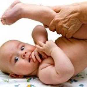 Trebušne masaža za novorojenčke