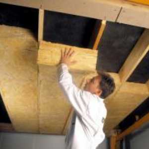 Materiali za zvočno izolacijo sten in stropov