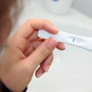 Lahko test negativen za nosečnost?