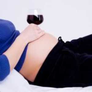 Ali lahko pijem vino noseča?