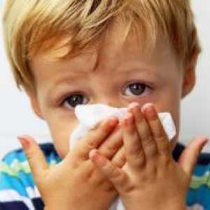 Izcedek iz nosu pri otroku - 2 leti