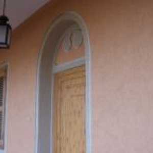 Zaključna fasade štukature hišo