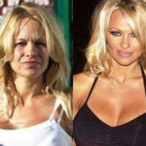 Pamela Anderson brez ličil